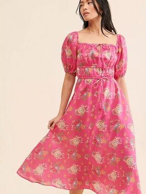 Spell | Dresses | Spell Hendrix Boho Dress In Dusty Pink Xs